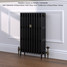 CI-RC760-10-MET-ANTH-LS01 - Richmond 4 Column Victorian Cast Iron Radiator H760mm x W1073mm CI-RC760-10-MET-ANTH-LS01 - Richmond 4 Column Victorian Cast Iron Radiator H760mm x W1073mm